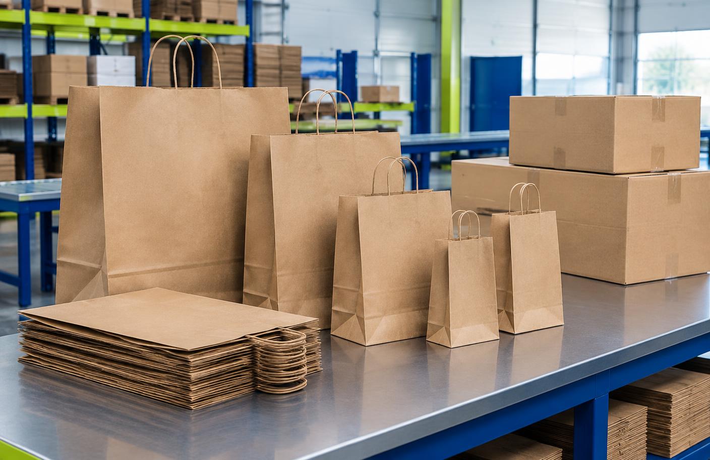 Bolsas de Papel para operaciones empresariales