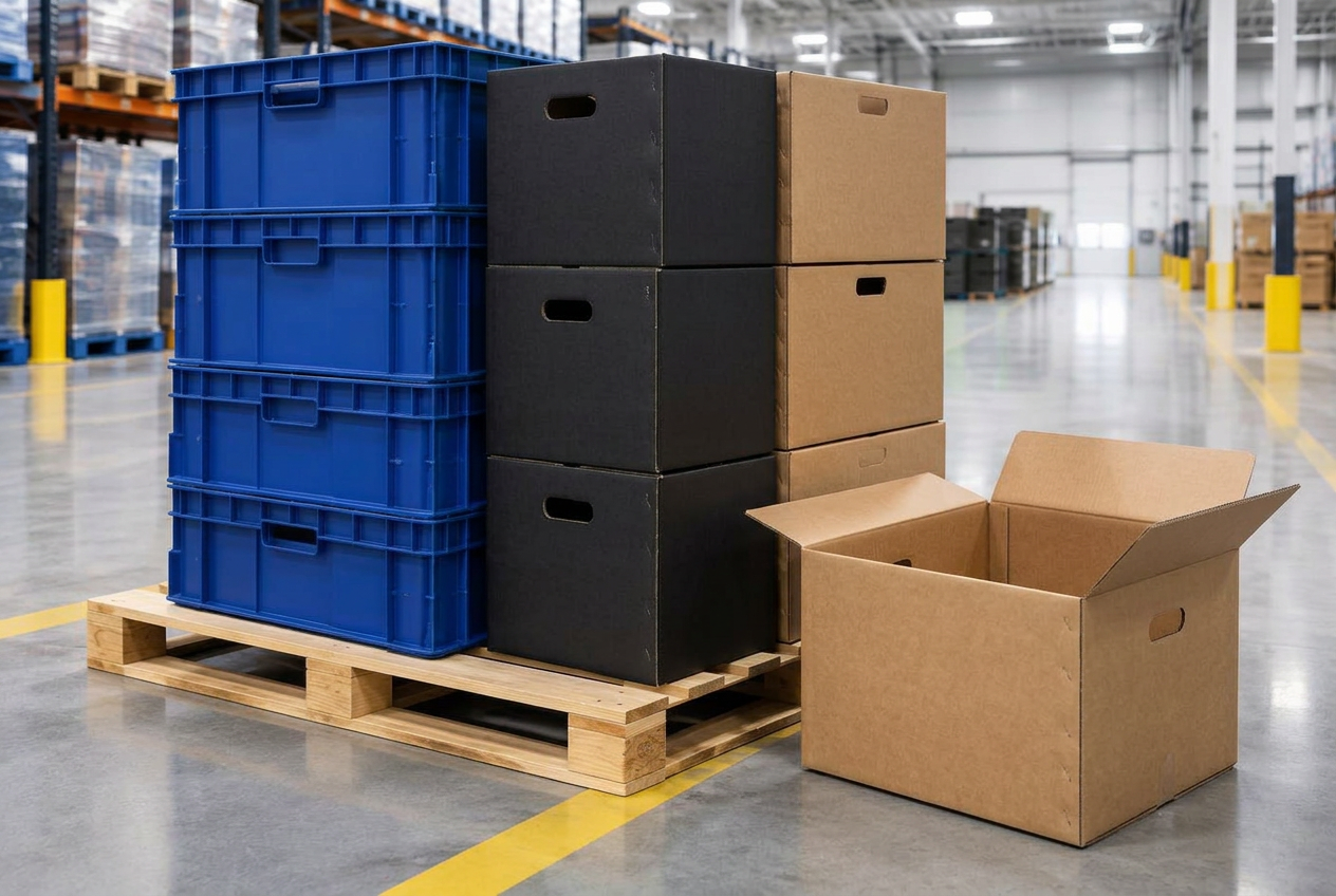 Cajas para Empacar Plástico para operaciones empresariales